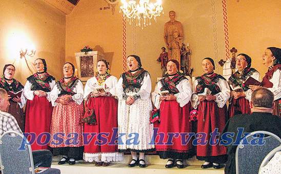 Posavska Hrvatska : Crkveno pučko pjevanje