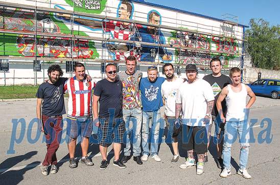 Posavska Hrvatska : Jedinstven mural