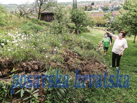 Nova Gradiška : Klizište prijeti