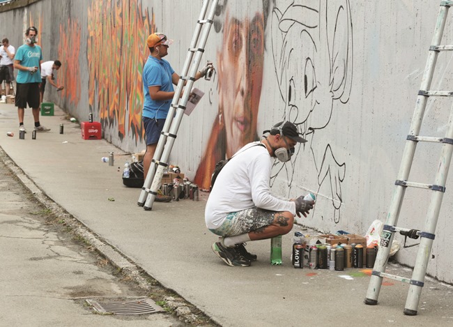 Aktualno : Četrnaest umjetnika na petnaestom festivalu ulične umjetnosti
